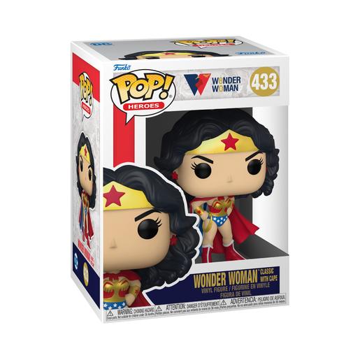 Wonder Woman - Figura Wonder Woman com capa - Figura Funko POP
