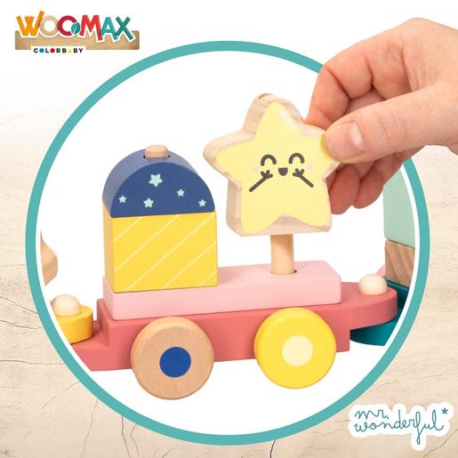 Woomax - Comboio fantasía de madeira - Mr Wonderful