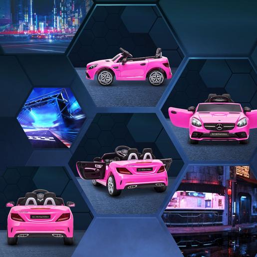 Homcom - Carro elétrico Mercedes rosa