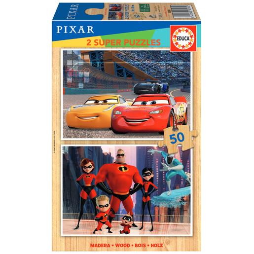 Educa Borrás - Cars e The Incredibles Pack Puzzles 2x50 Peças
