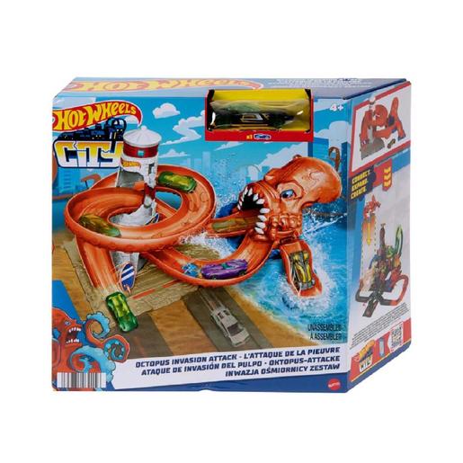 Mattel - Invasão de polvo na Cidade Hot Wheels ㅤ