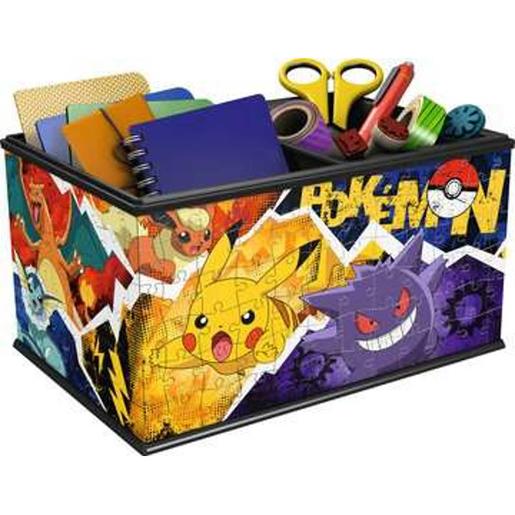Ravensburger - Pokemon - Caixa de Armazenamento de Puzzle 3D Pokémon Ravensburger ㅤ