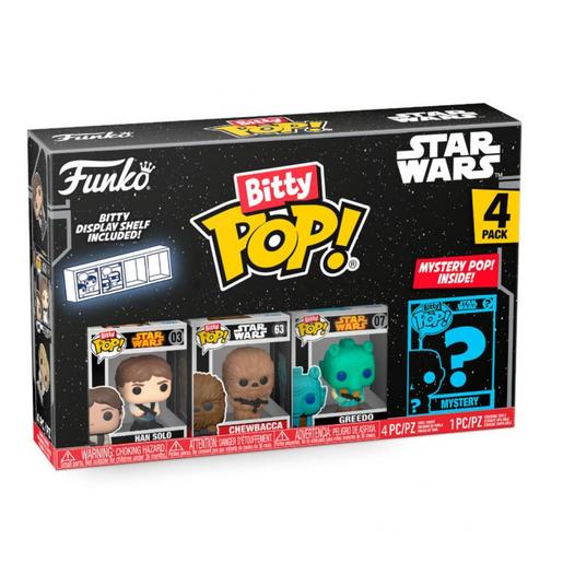 Star Wars - Pack 4 figuras Funko Bitty POP - Han Solo