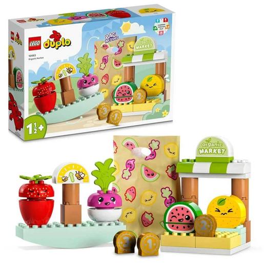 LEGO - Mercado orgânico com peças de fruta e legumes LEGO Duplo, 10983