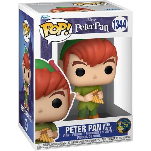 Funko - Figura de vinilo Funko Pop Disney Peter Pan con flauta ㅤ