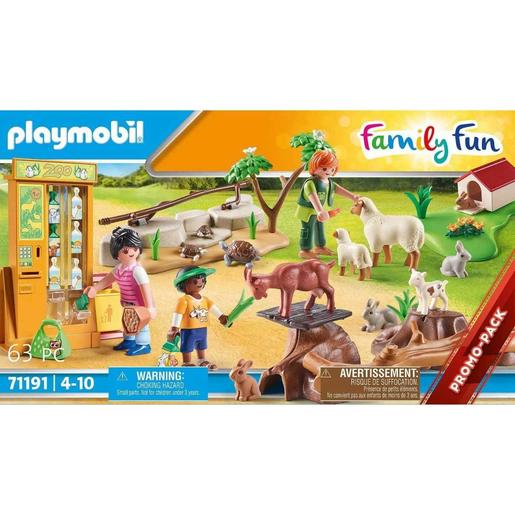 Playmobil - Jardim Zoológico de Animais de Estimação com Animais de Brinquedo ㅤ