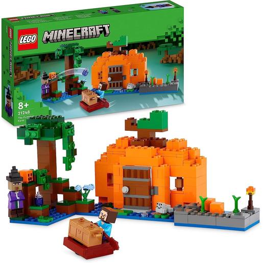 LEGO - Casa de construção Minecraft com baú do tesouro e bioma do pântano 21248