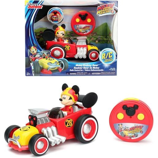 Disney - Coche radiocontrol Mickey Roadster Racer por infrarrojos ㅤ