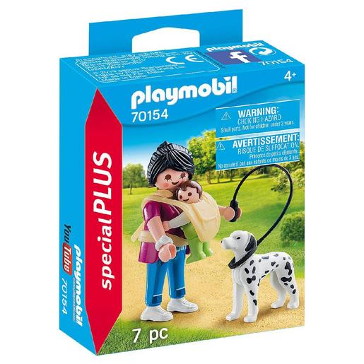 Playmobil - Mãe com Bebé e Cão - 70154