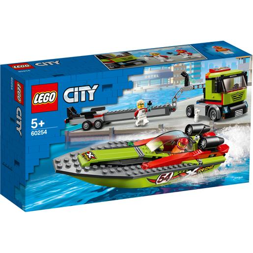 LEGO City - Transportador de Barcos de Corrida - 60254