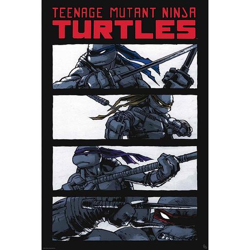 Póster de banda desenhada Teenage Mutant Ninja Turtles tamanho maxi 61 x 91,5 cm
