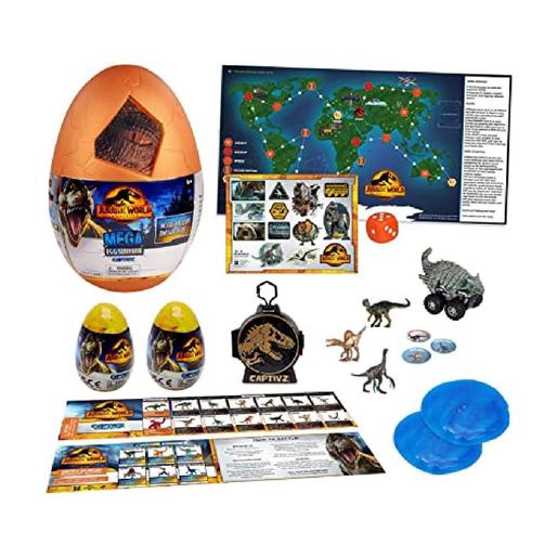 Jurassic World - Mega ovo surpresa Captivz Dominion Edition (vários modelos)