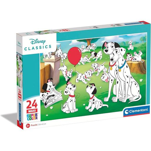 Clementoni - Puzzle infantil 24 peças maxi Dálmatas 101 ㅤ