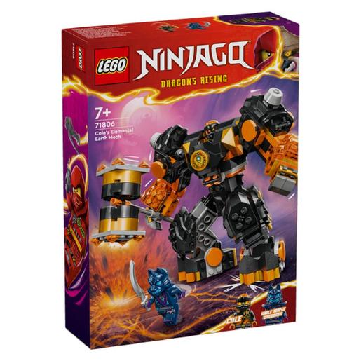 LEGO NINJAGO - Meca elemental da terra de Cole - 71806