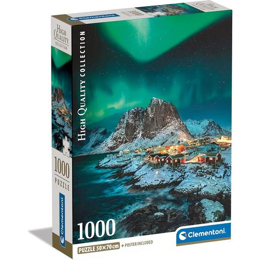 Clementoni - Puzzle de 1000 peças Ilhas Lofoten, fabricado na Itália ㅤ