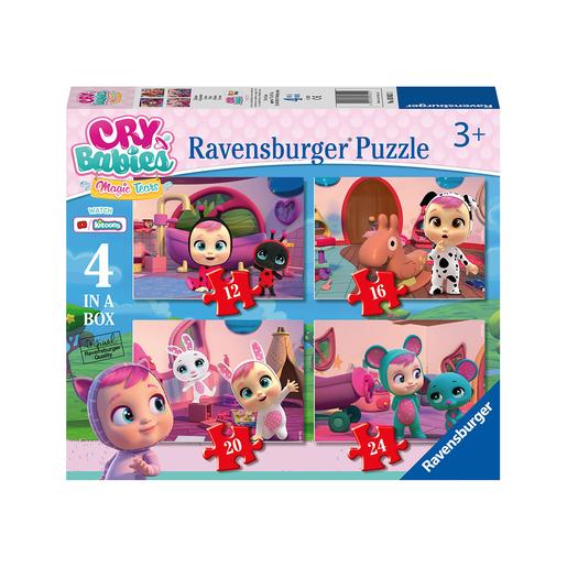 Ravensburger - Puzzle 4 em 1 Bebés Chorões
