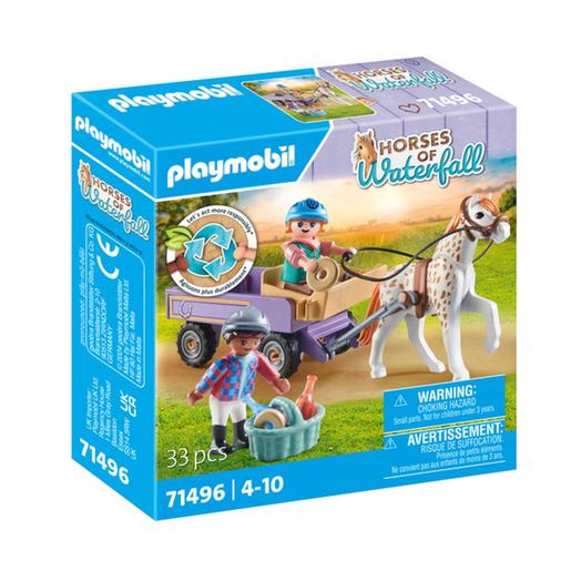 Playmobil - Carroça Mágica com Pony Aventuras de Waterfall ㅤ