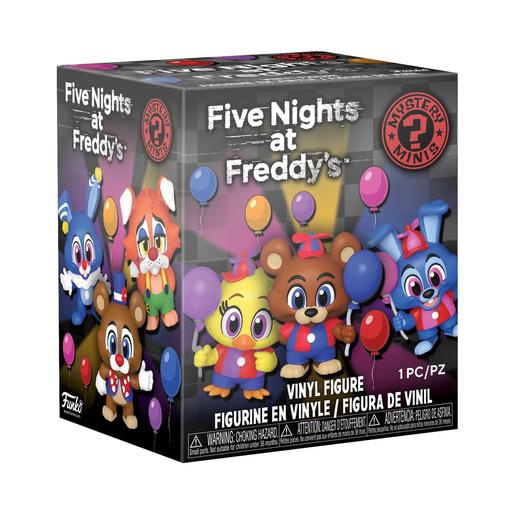 Funko - Mystery Mini Five Nights At Freddy's manter-se-ia o mesmo em português europeu, pois refere-se a um nome próprio de um produto, e geralmente estes nomes não são traduzidos. (Vários modelos) ㅤ