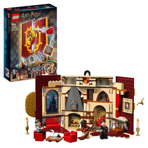 LEGO - Harry Potter - Estandarte da Casa Gryffindor - Castelo de Hogwarts, Brinquedo Colecionável LEGO  76409