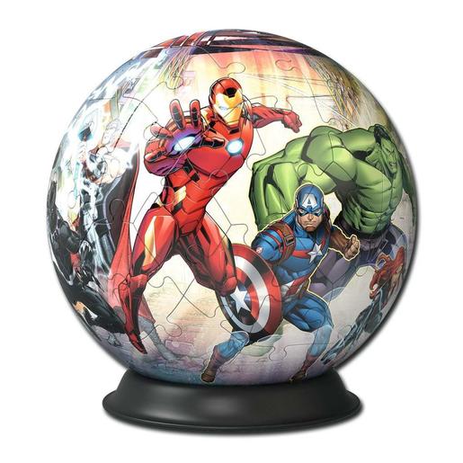 Ravensburger - Puzzle 3D Ball Avengers, 72 piezas ㅤ