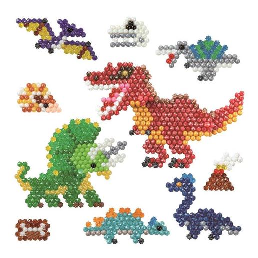 Aquabeads - Kit de artesanato de dinossauros com mosaico multicolorido  31994