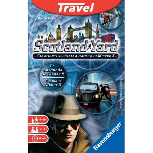Ravensburger - Jogo de tabuleiro Scotland Yard Travel ㅤ