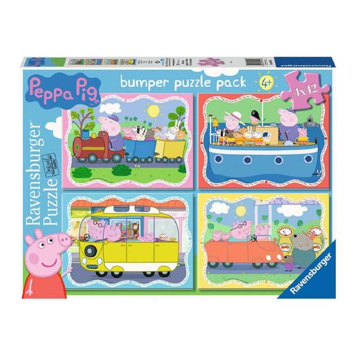 Ravensburger - Peppa Pig - Pack 4 puzzles 42 peças