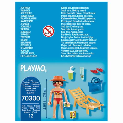 Playmobil - Turista com Espreguiçadeira 70300