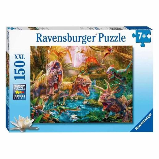 Ravensburger - Quebra-cabeça ferozes dinossauros 150 peças XXL ㅤ