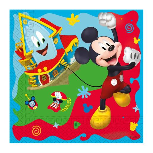 Mickey Mouse - Pack de 20 guardanapos - Rock The House