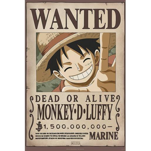 One Piece - Póster Luffy Wanted