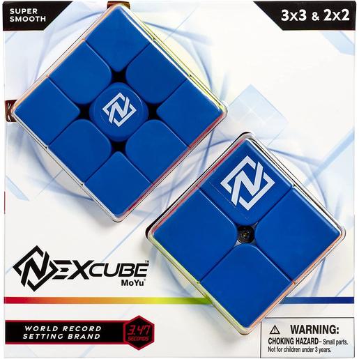 Goliath - Nexcube pack clásico 2x2 y 3x3: aprende a resolver cubos multicolor ㅤ