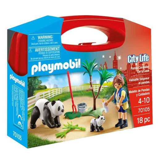 Playmobil - Maleta Tratadores de Pandas 70105