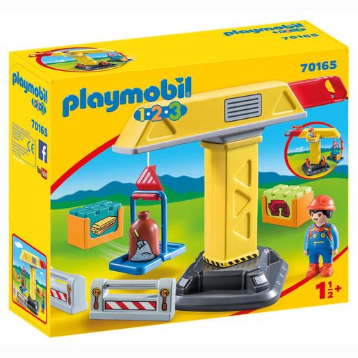 Playmobil - 1.2.3 Grua de Construção