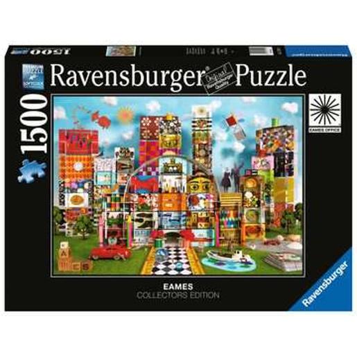 Ravensburger - Puzzle de 1500 peças Eames House of Cards Fantasy ㅤ