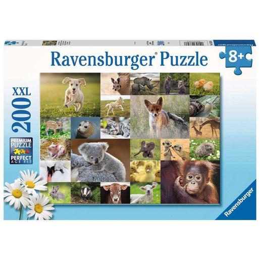 Ravensburger - Puzzle de filhotes do mundo, 200 peças XXL ㅤ