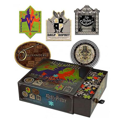 Harry Potter - Pack 5 puzles 200 peças Letreiros de Diagon Alley