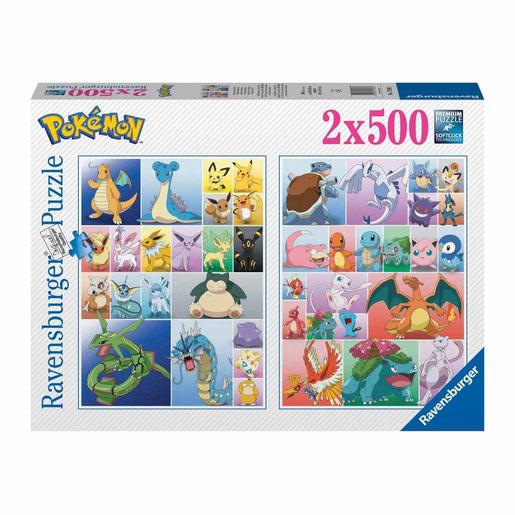 Ravensburger - Pokémon - Pack 2 puzzles 500 peças
