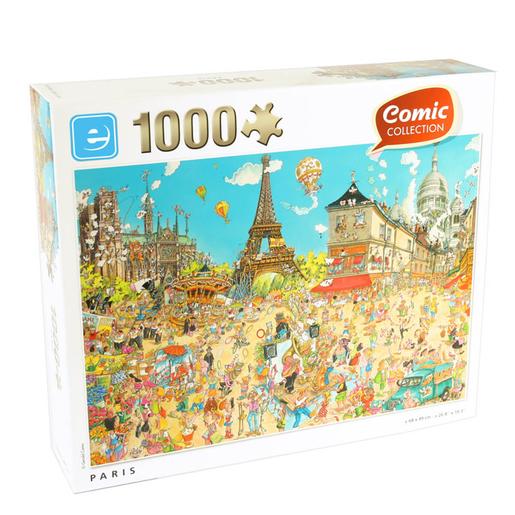 Paris Ilustrado - Puzzle 1000 peças