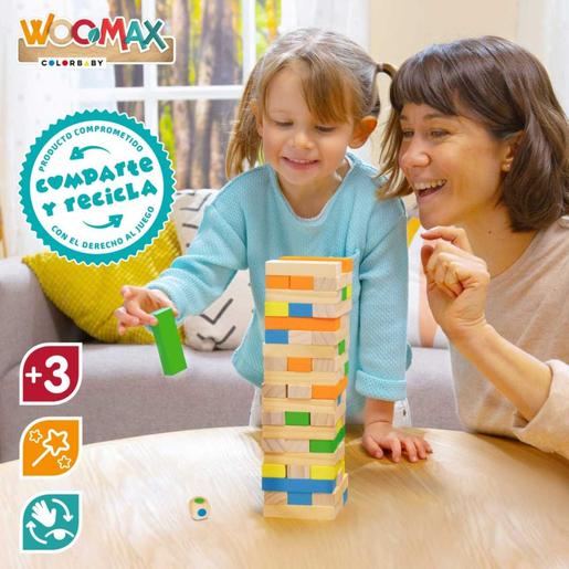 Woomax - Torre de blocos de madeira