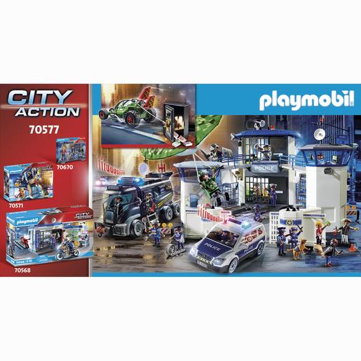 Playmobil - Kart Policial: Perseguição ao ladrão da caixa forte.