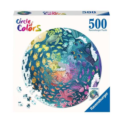 Ravensburger - Puzzle Circle of colors Oceano 500 peças