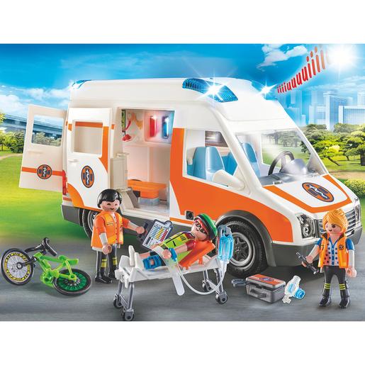 Playmobil City Life - Ambulância com Luz e Som - 70049