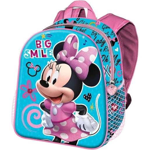 Disney - Minnie Mouse - Mochila de sorriso grande, azul