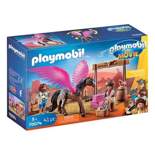 Playmobil - Marla, Del e Cavalo com Asas Playmobil The Movie - 70074