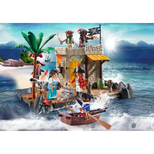 Playmobil - Ilha Pirata Playmobil As Minhas Figuras 70979 ㅤ