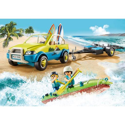 Playmobil - Carro de praia com canoa - 70436