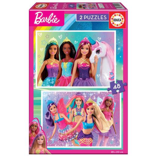 Educa Borras - 2 Puzzles Barbie 48 peças