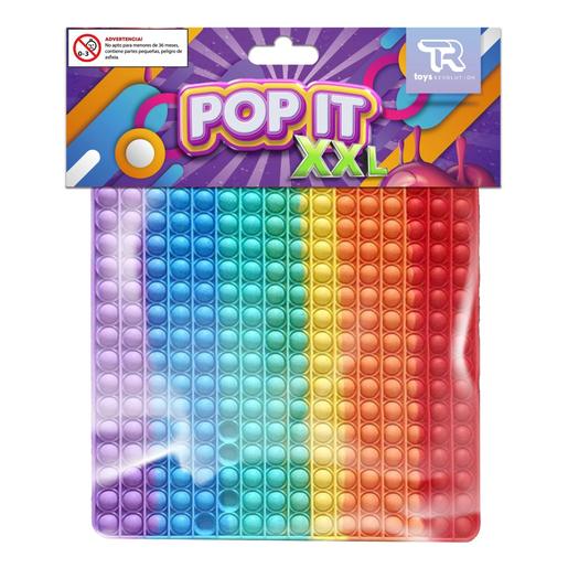 Pop It - Quadrado Arco-íris XXL