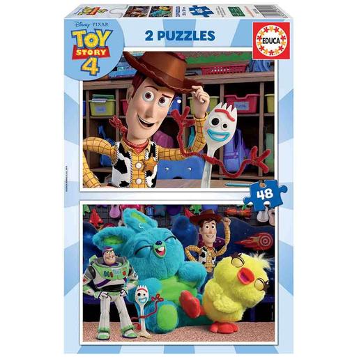 Educa Borras - Toy Story 4 - Puzzle 2 x 48 Peças